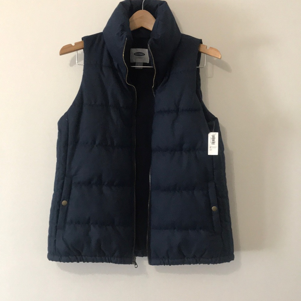 Navy Blue Bubble Vest
